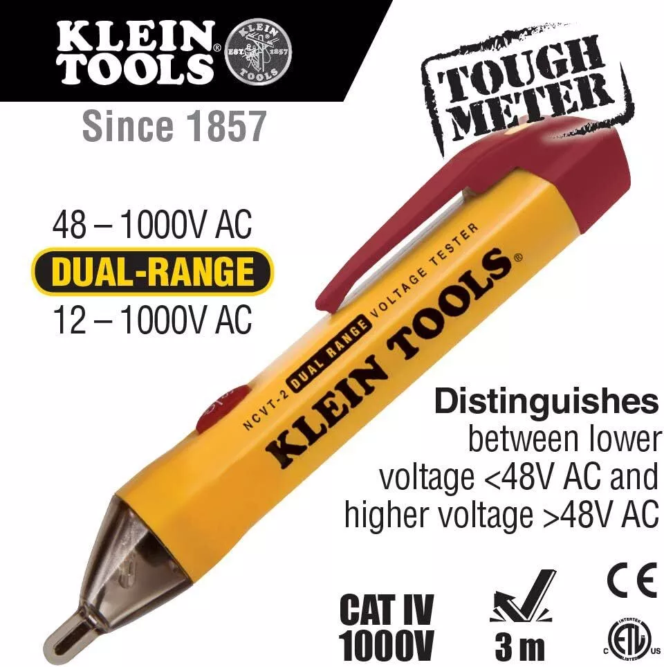Klein dual 2024 range voltage tester