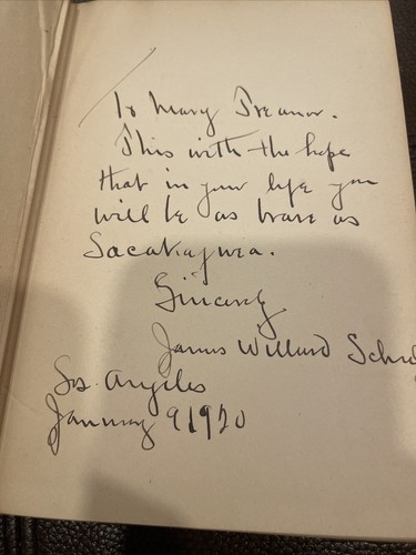 Bird Woman By James Willard Schultz Signed 1st 1918 - Picture 4 of 12