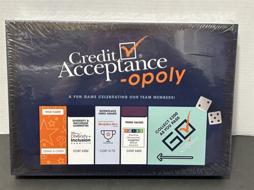 Custom Monopoly Board Game Credit Acceptance-opoly Custom Business Finance Rare - Picture 1 of 3