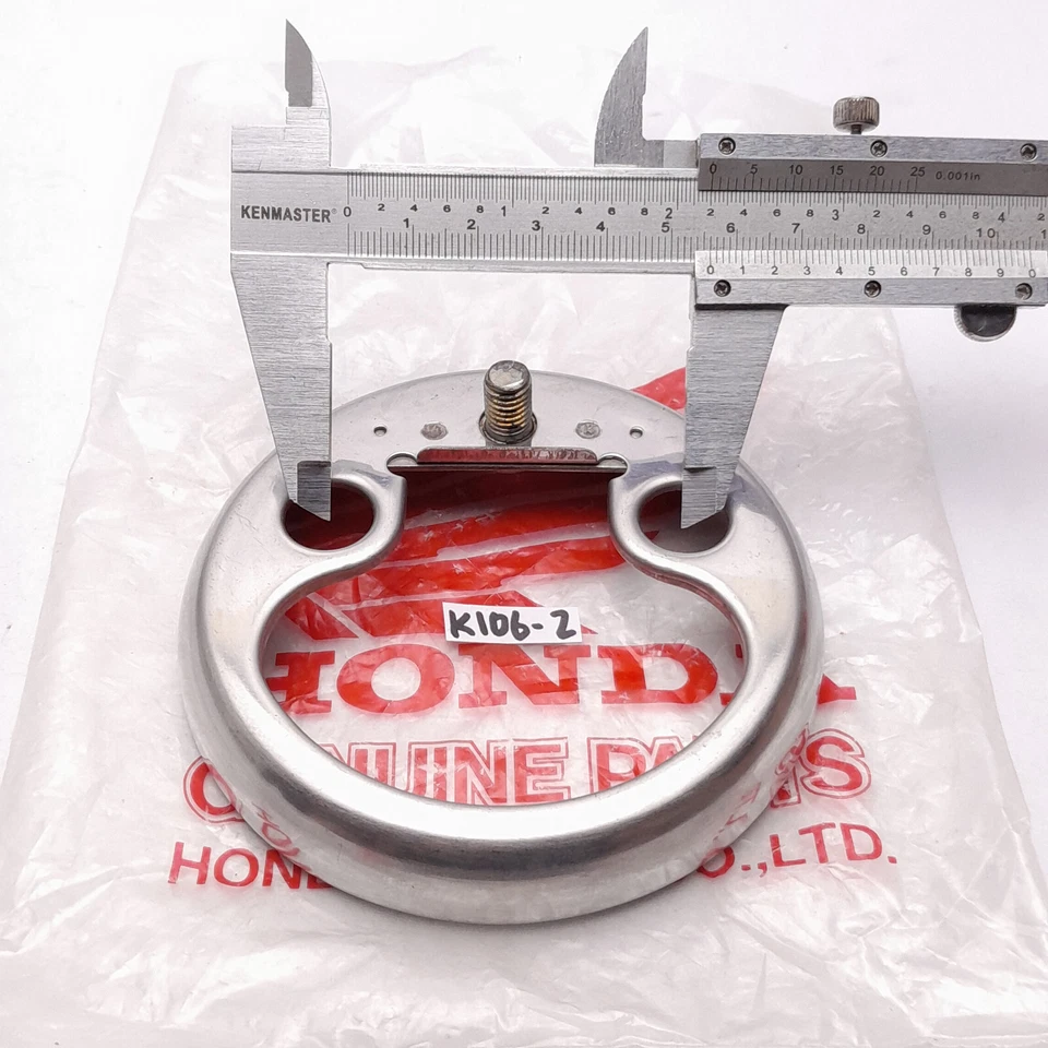 Placa de anillo de carcasa de medidor Honda CB100 CB125S SL125 XL100 CG125 NUEVO DE STOCK Foto 3 de 4