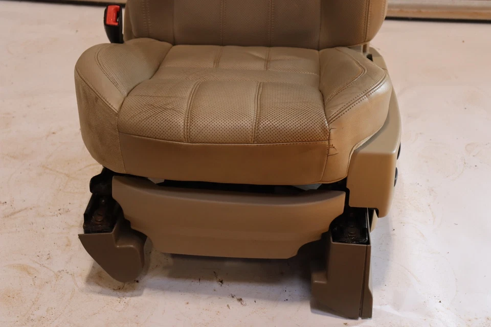 Range Rover Sport L320 2010-2013 asiento delantero izquierdo lado del conductor cuero tostado OEM Foto 2 de 4