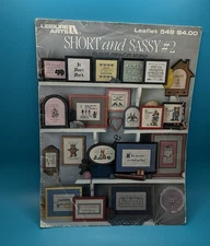Leisure Arts Short And Sassy #2 46 More Miniature Sayings Cross Stitch Patterns