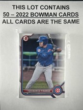Pinango, Yohendrick - 2022 Bowman Paper Prospect - 50 Card Lot - Card #BP-95