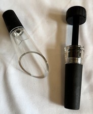 2pc Wine ACCESSORY Vacuum Stopper Set Air Pump Preserver Sealer Plug