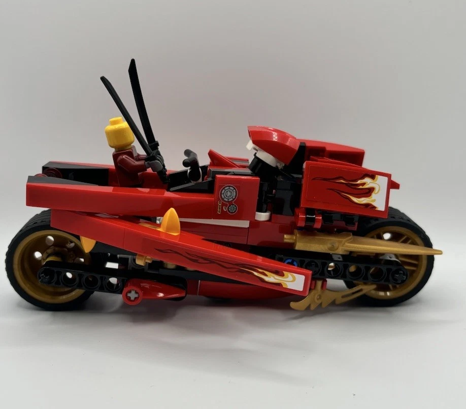 Lego Ninjago: Kai's Blade Cycle 9441, 98% Conjunto-Minifig-Instrução 2012 - Imagem 4 de 4