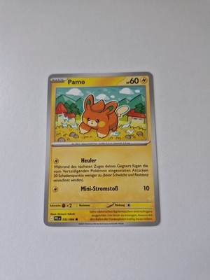 Pamo 032/094 Normal Fatale Flammen Pokemon Karte Deutsch Near Mint