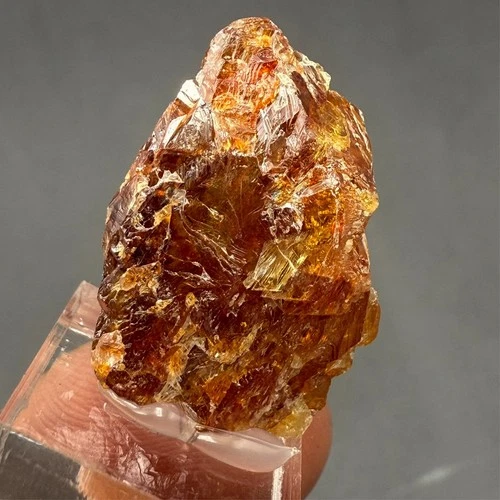 Gem Caramelized  Sphalerite, Aliva Mine, Picos de Europa, Spain 30x20x8mm B28Nº1