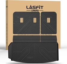 LASFIT Trunk Mat with Backrest Mat for Chevrolet Chevy Traverse 2024-2026  GMC