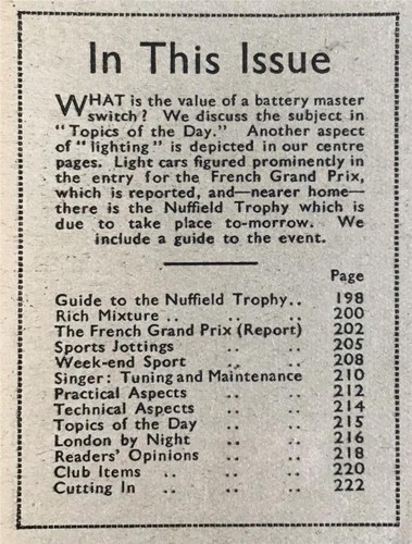 The LIGHT CAR MAGAZINE 3 Jul 1936 FRENCH GRAND PRIX REPORT Donington Classic - Picture 2 of 4