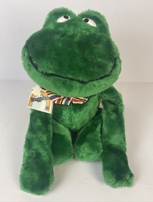 Phillipe Frog Vintage Plush 1983 Graphics Heartline Snuggables Stuffed Animal