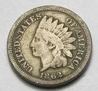 1862 INDIAN HEAD CENT, VERY NICE COIN!!!!(A1)