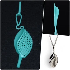 2 pcs Drop Pendant Wax Patterns for Lost Wax Casting Jewelry/injection wax_3381