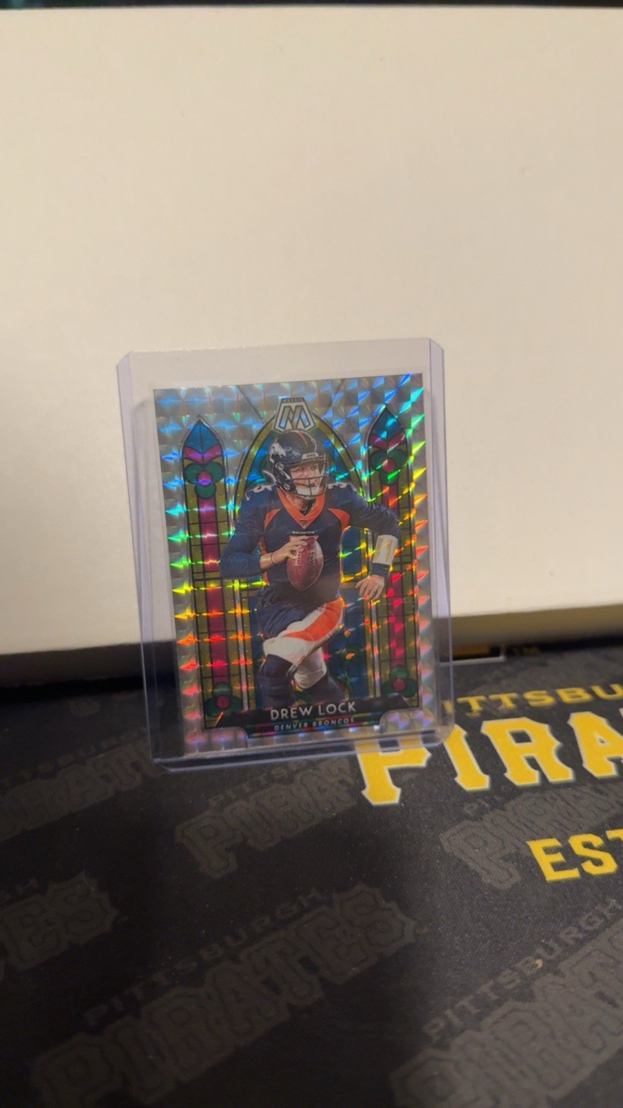 2020 Panini Mosaic Stained Glass #SG5 Drew Lock Broncos