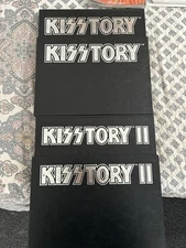 KISSTORY 1  and  KISSTORY 2 Hard Cover BOOKS Includes Giant Poster SEE PHOTOS
