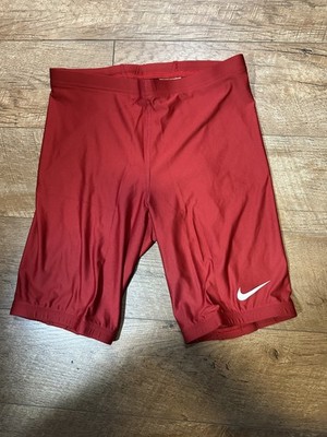 Nike Track & Field Compression Shorts Mens XL Red Pro Training Stretch