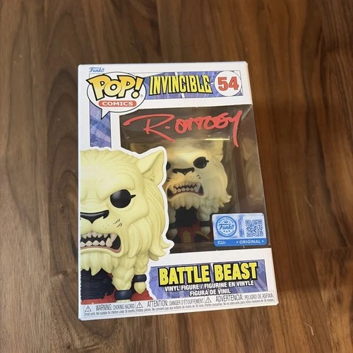 Funko Pop! Invincible Battle Beast #54 Funko Special Edition SIGNED RYAN OTTLEY