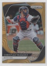 2020 Panini Prizm Tier III Neon Orange Prizm 90/100 Christian Vazquez #216 0a4s