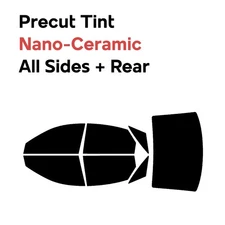 Precut Window Film Automotive Nano Ceramic Any Tint Shade for Audi RS6 2003
