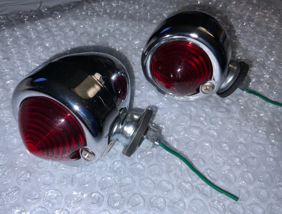 Harley-Electra Glide 1988 FLHT FLHTC par de señales de giro traseras izquierda y derecha Foto 2 de 4