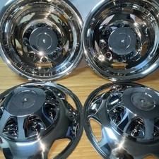 4 fits GMC 3500 2011-24 Chrome 17 Dually Whee...