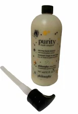 Philosophy Purity Made Simple One Step Facial Cleanser 32 Oz W/Pump New, Sealed