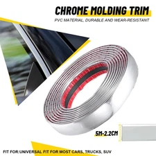 Chrome Trim Molding Strip Car Door Window Bumper Side Trime Protector 16.40FT