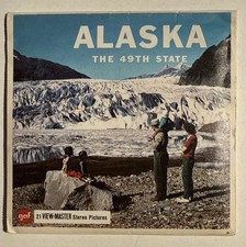 View-Master ALASKA THE 49TH STATE A101 3 Reel Set Booklet V3