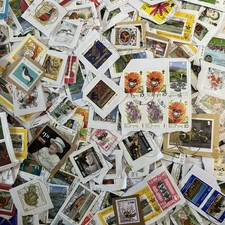 ISLE OF MAN - 50 Grams Kiloware - Used Stamps On Paper