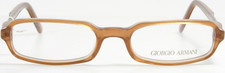 GIORGIO ARMANI 2032 568 Translucent Brown Eyeglasses Frame 49-17-135 Italy NEW