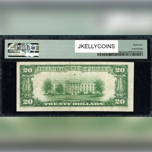 DBR 1934 $20 LGS FRN Chicago Fr. 2054-Glgs PMG 35 - Image 2 of 2