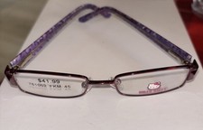 HELLO KITTY 212C ROSE KIDS EYEGLASSES FRAMES ONLY 45/16/125 BRAND NEW