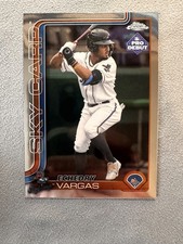 Echedry Vargas 2025 Topps Pro Debut #PDC-155 Miami Marlins / Sky Carp Chrome