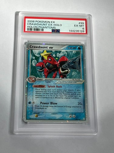 Crawdaunt ex graded PSA 6 for sale on eBay
