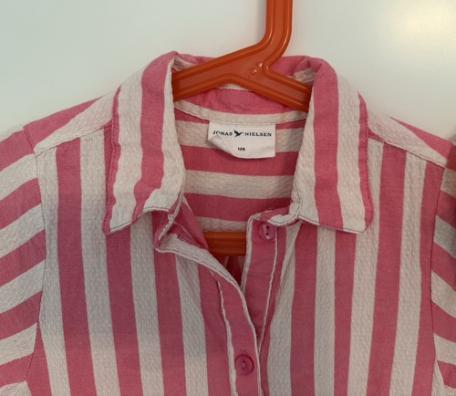 3x Kleid Gr. 122-128 Ernstings Mädchen Kinder kurzarm rosa Paket Sommer pink - Bild 4 von 5