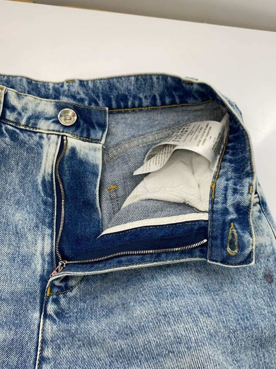 36サイズ　Maison Margiela 定番 slash denim Maison Margiela / denim jeans slash detail (blue denim