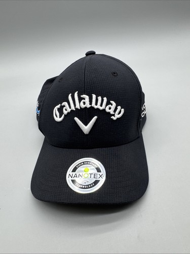 NEU Callaway Tour Authentic Performance Pro schwarz verstellbar Golfmütze/Kappe