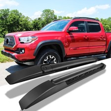 Roof Rack Rails Cross Bars Black for Toyota Tacoma Double Cab 2005-2023