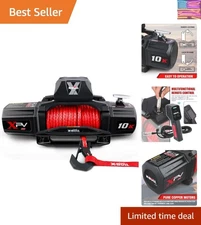 Offroad Ready 10000 lb Electric Winch - Waterproof & Heavy Duty with Controls