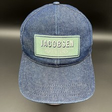 Denim Jacobsen Salt Co. Hat Blue USA Made Adjustable Snapback Cap