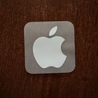 Apple iPhone Logo Decal Sticker - White