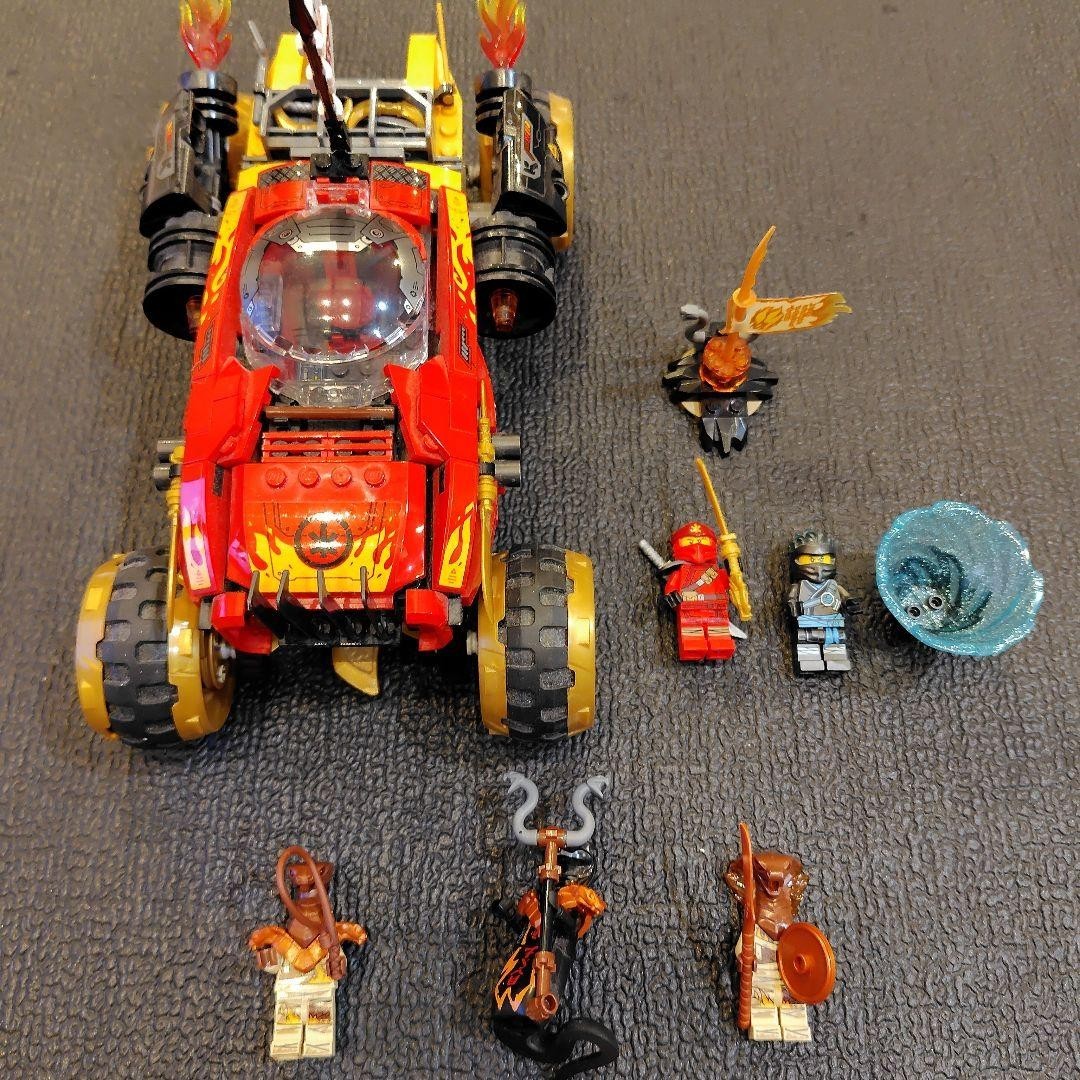 LEGO NINJAGO Kai's Blade Cycle & Zane's Snowmobile 70667 70638