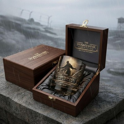 The Shawshank Redemption 32nd Anniversary Whiskey Glass