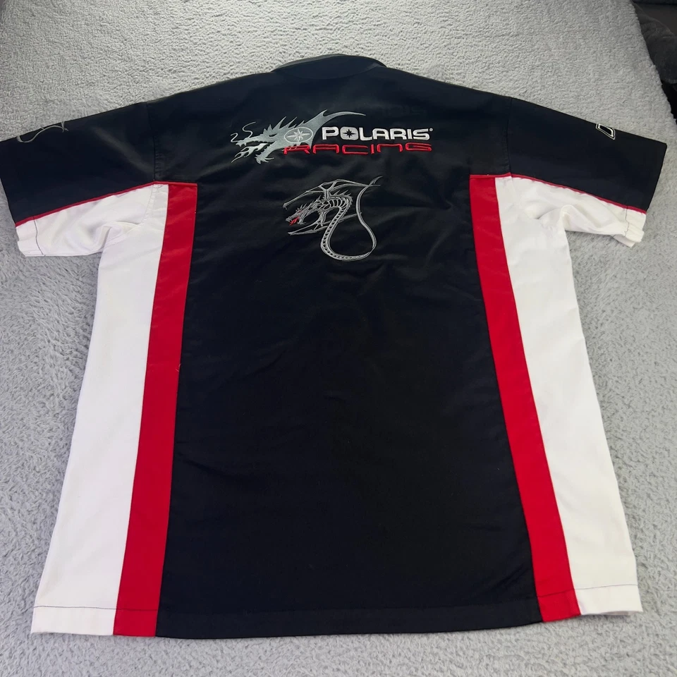 Рубашка гоночная мужская Pure Polaris большая черная на пуговицах механическая гаражный дракон Dupont - Изображение 2 из 4