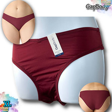 NWT GAP GapBody Women's XL Super Stretch Bikini Underwear, GPW01382 Cabernet