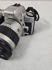 Minolta Maxxum HTsi Plus 35mm SLR film Camera W/ 28-80mm 75/300 Lens's