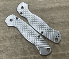 Spyderco PM2 Scales &ndash; Brass and Aluminum Paramilitary 2 Knife Handles