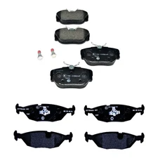 Hella Front Rear Low-Met Disc Brake Pads Kit For BMW E30 325 Base