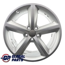 Audi A4 B8 Silberne Alufelge 18" ET:47 8J Sternspeiche 8K0601025Q