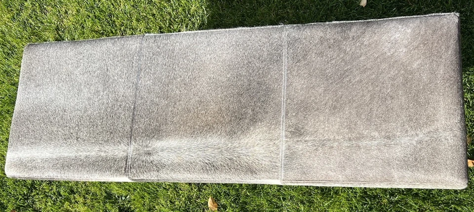 Everly Quinn Cowhide Bench - Image 4 of 4