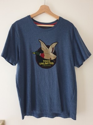 Chevignon Herren T-Shirt ''Togs Unlimited'' blau Größe L